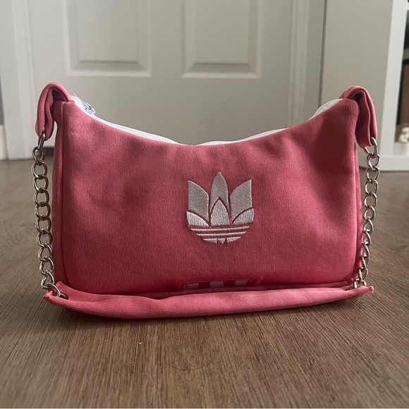 Reworked Adidas Pink Shoulder Bag - Handmade from Vintage Joggers - Picture 5 of 7